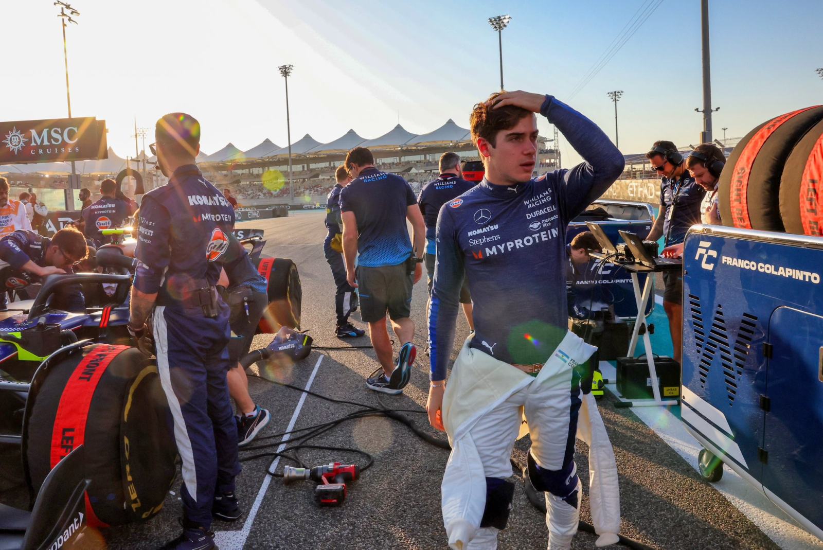Colapinto lamenta “situação complicada” e revela pedido de Natal: “Continuar na F1”