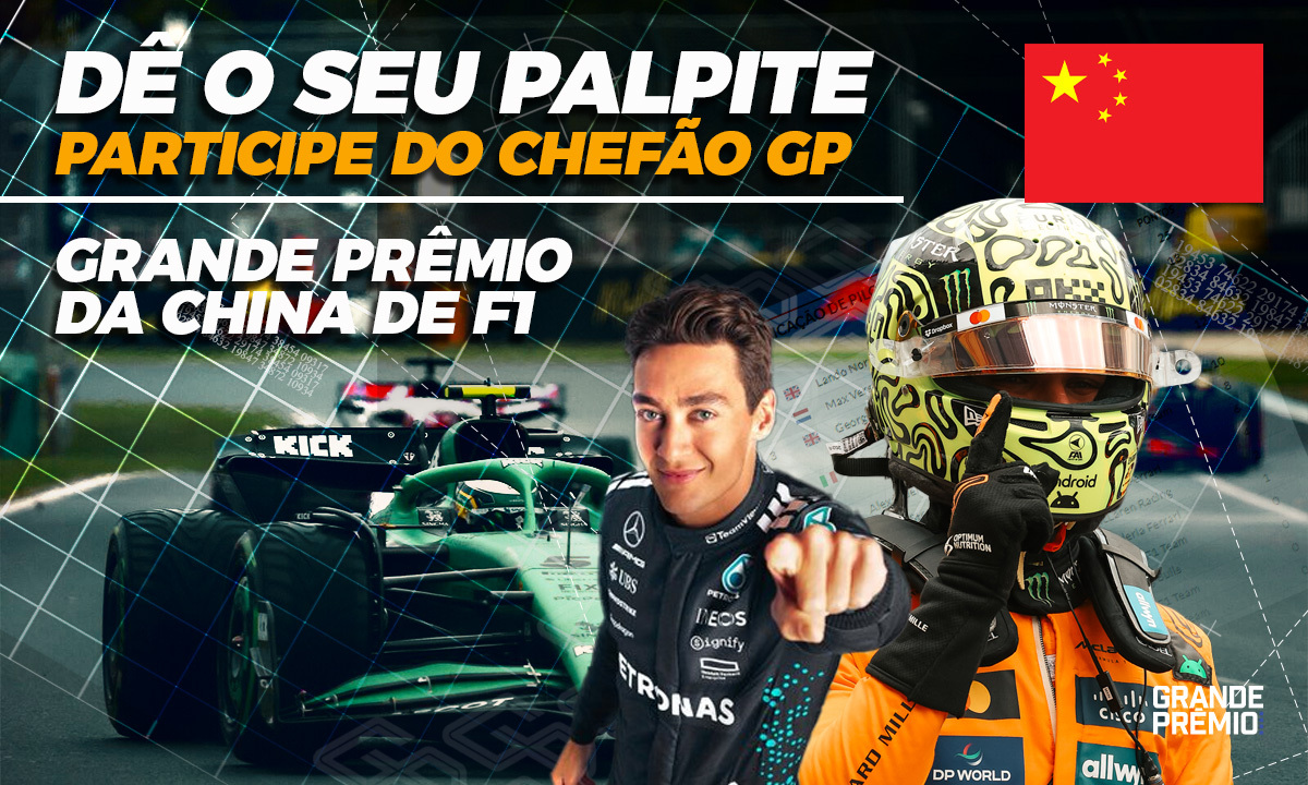 CHEFÃO GP abre palpites para GP da China, 2ª etapa da temporada 2025 da F1