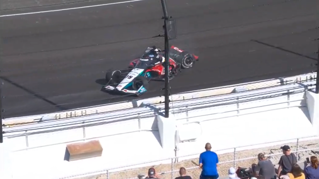 RLL compra novo chassi e reconstrói carro de Sato para Indy 500 após forte acidente de 94G