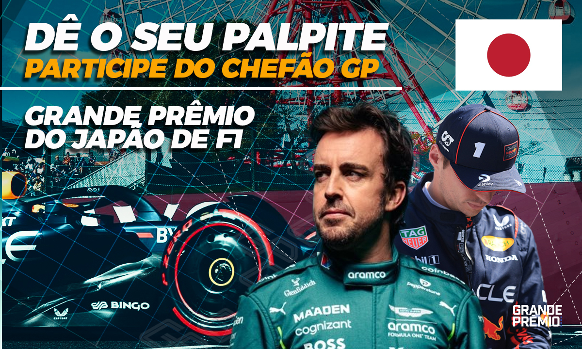 CHEFÃO GP abre palpites para GP do Japão, 3ª etapa da temporada 2025 da F1
