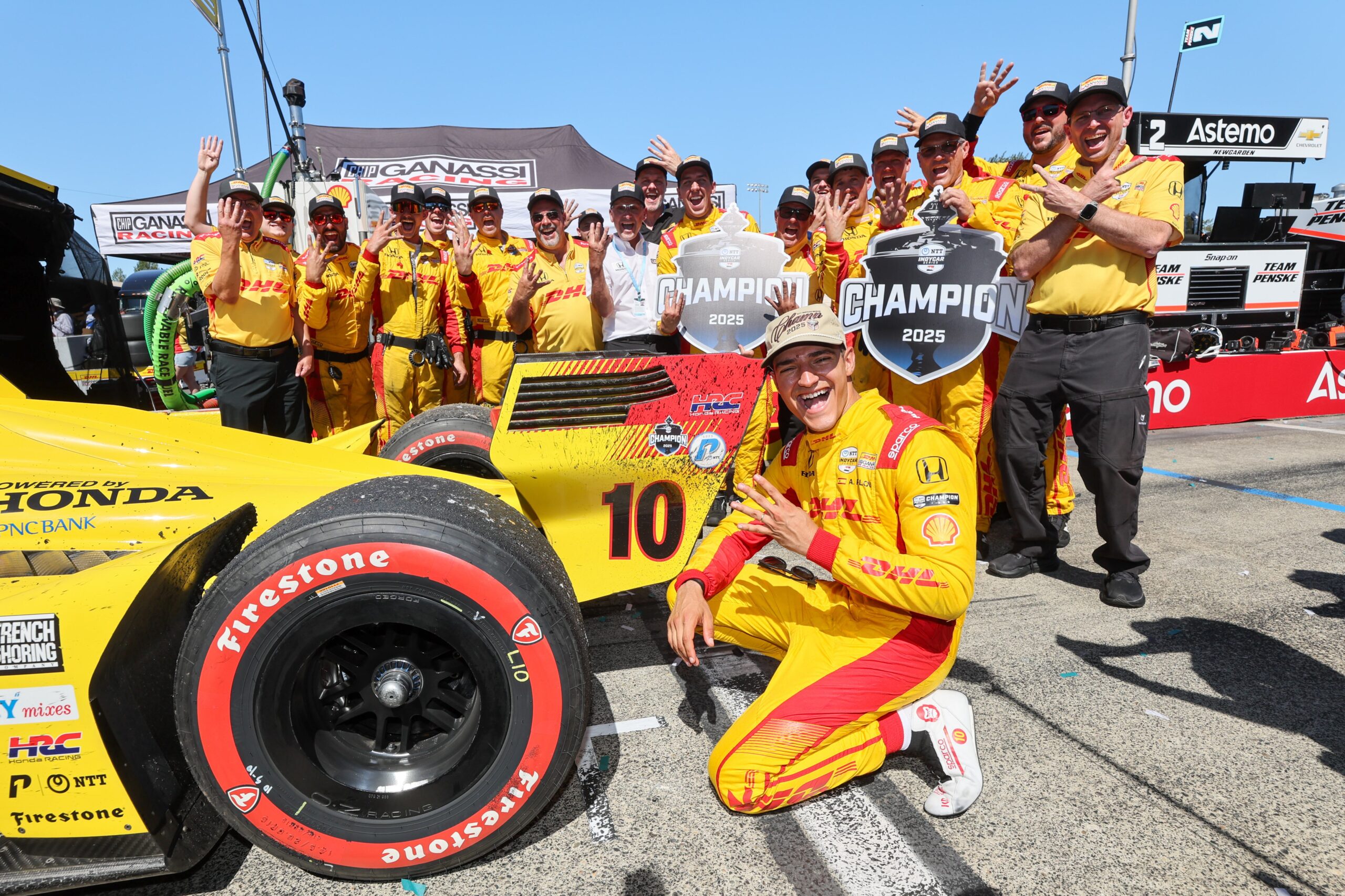Palou exalta “anos incríveis” com Ganassi e festeja “inacreditável” tetra da Indy