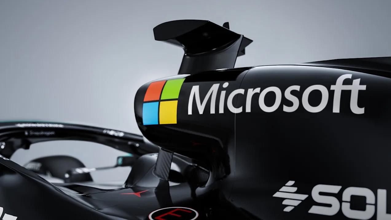 Mercedes anuncia Microsoft como patrocinadora e parceira técnica na F1