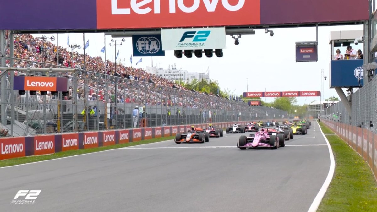 Noel León venceu a sprint da F2 no Canadá (Foto: Reprodução F2)