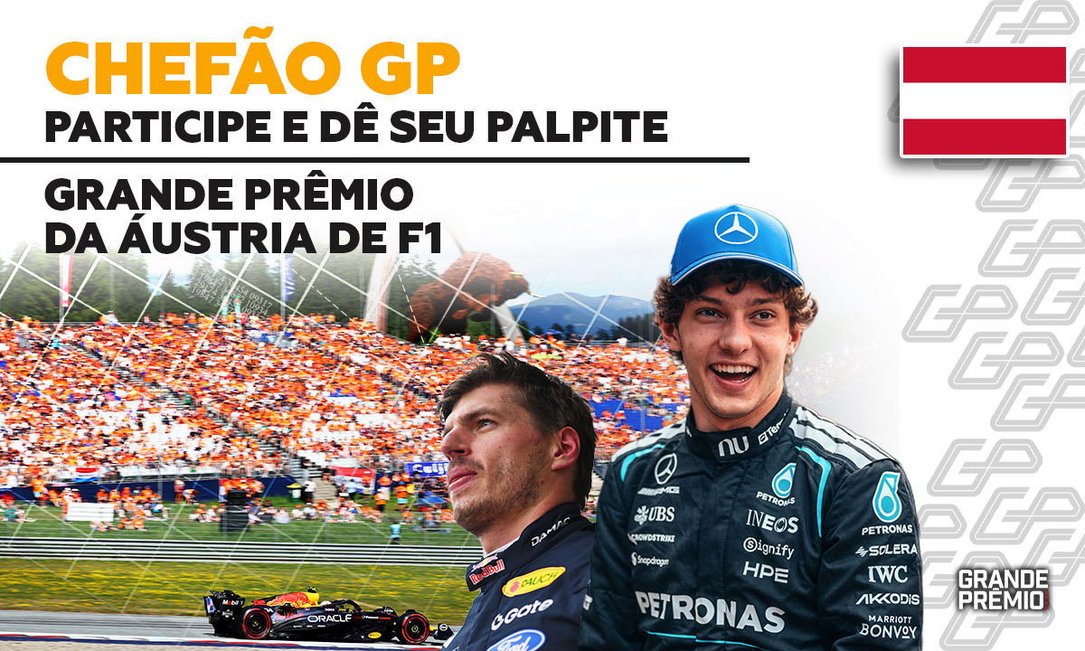 CHEFÃO GP abre palpites para GP da Áustria, 8ª etapa da F1 2026