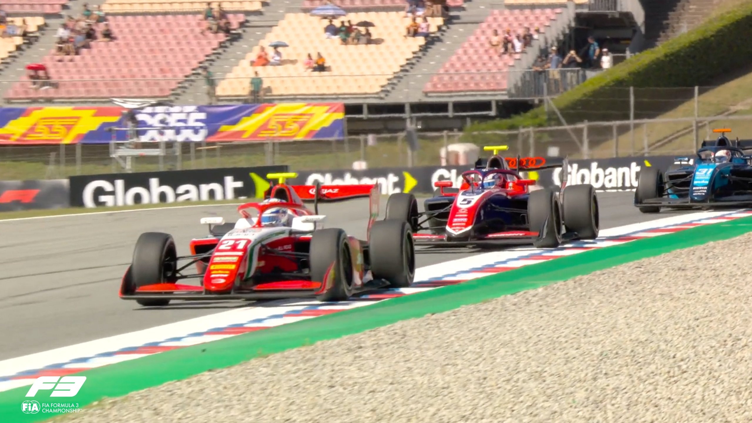 Wharton bate Slater e Xie e vence sprint da F3 na Catalunha. Clerot é 13º