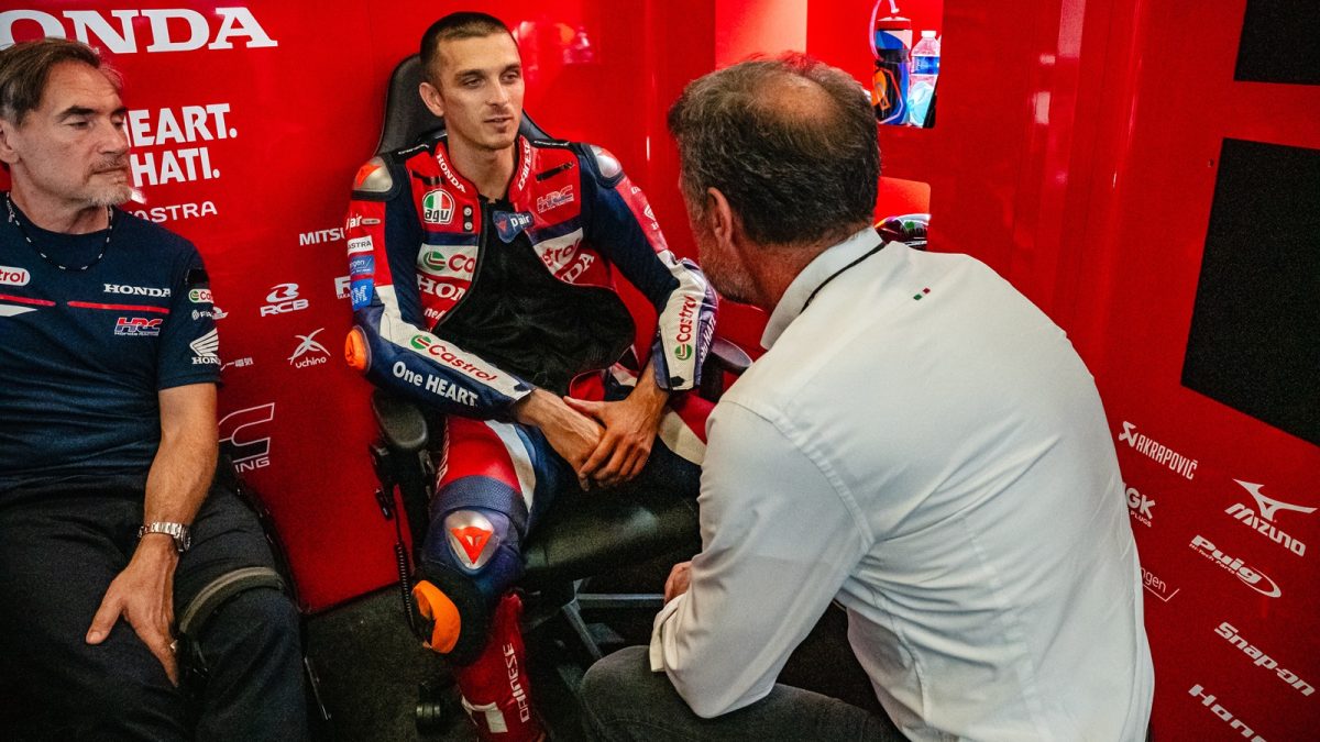 MotoGP 2026 Tchéquia Brno Teste Pirelli Honda Luca Marini Giorgio Barbier