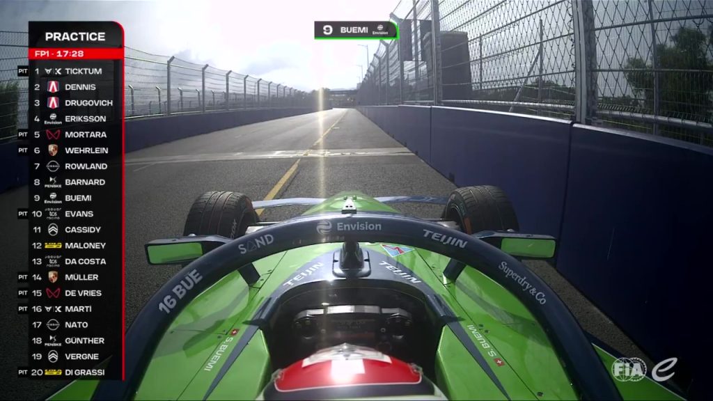 Buemi sofre com pane da Envision e força bandeira vermelha no TL1 do eP de Sanya