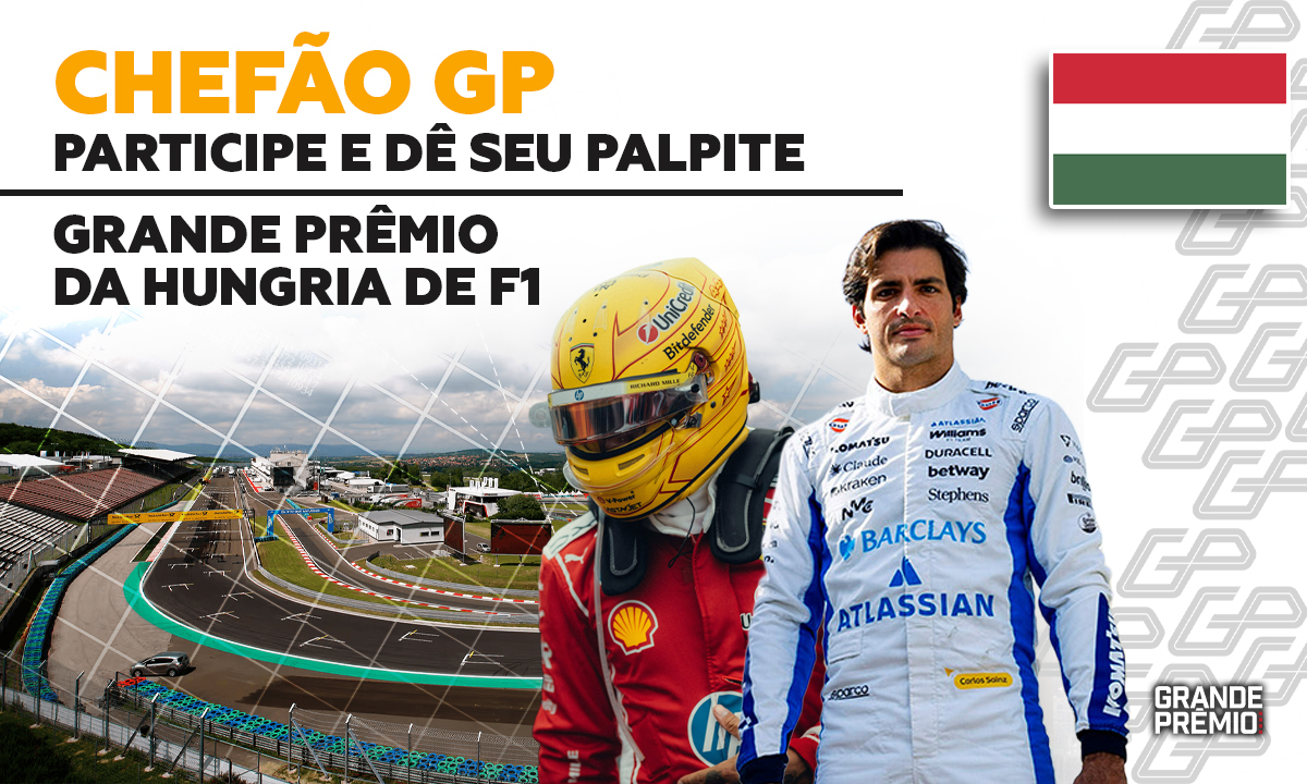 CHEFÃO GP abre palpites para GP da Hungria, 11ª etapa da F1 2026