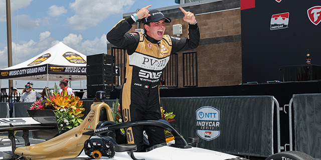Nannini controla rivais e vence etapa de Nashville da Indy NXT. Fittipaldi fecha em 11°