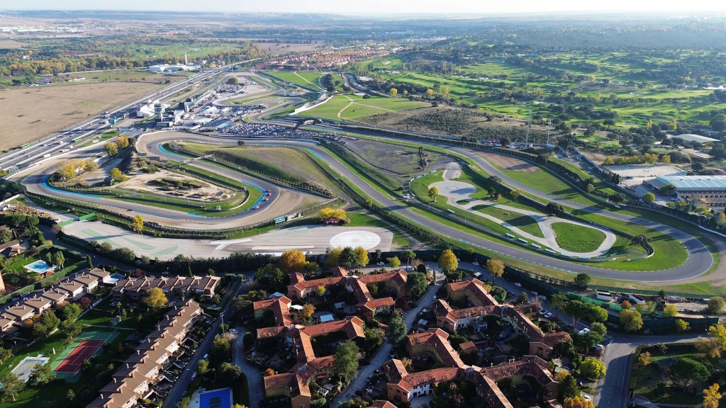 FÓRMULA E 2027, CIRCUITO DE JARAMA, VISÃO AÉREA