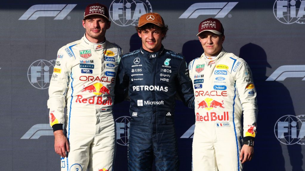 F1 2026, ESTADOS UNIDOS, AUSTIN, CLASSIFICAÇÃO, RED BULL RACING, MAX VERSTAPPEN, ISACK HADJAR, MERCEDES, KIMI ANTONELLI