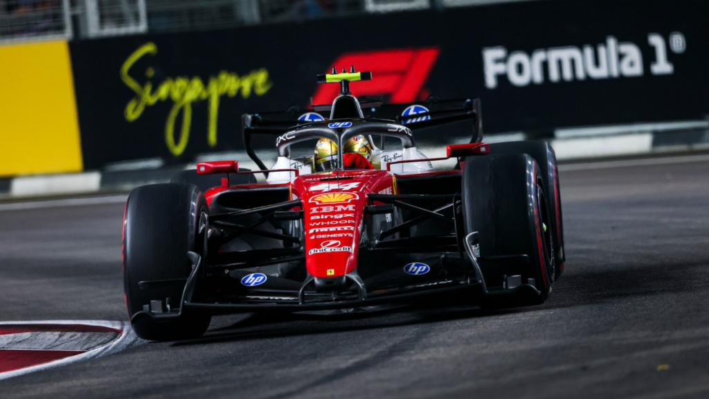 F1 2026, SINGAPURA, MARINA BAY, CORRIDA, FERRARI, LEWIS HAMILTON, CARRO