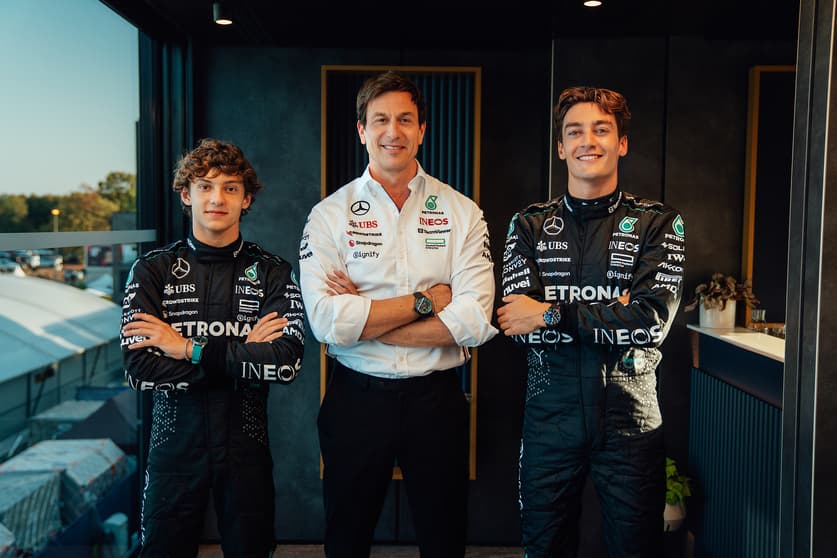 Russell espera presión de parte de Antonelli y usa su propio ejemplo:  "Superé a Hamilton" - Noticia de F1 - Grande Prêmio en Español