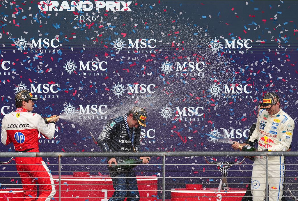 F1 2026, ESTADOS UNIDOS, AUSTIN, CORRIDA, PÓDIO, MERCEDES, KIMI ANTONELLI, FERRARI, CHARLES LECLERC, RED BULL RACING, MAX VERSTAPPEN