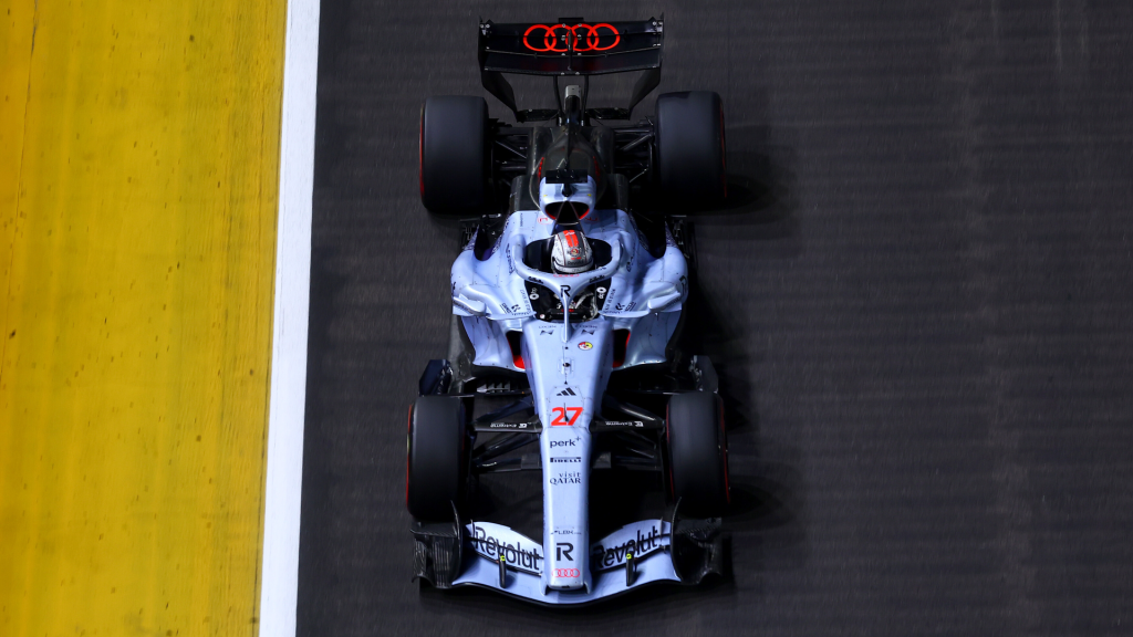 F1 2026, SINGAPURA, MARINA BAY, CORRIDA, AUDI, NICO NÜLKENBERG, CARRO