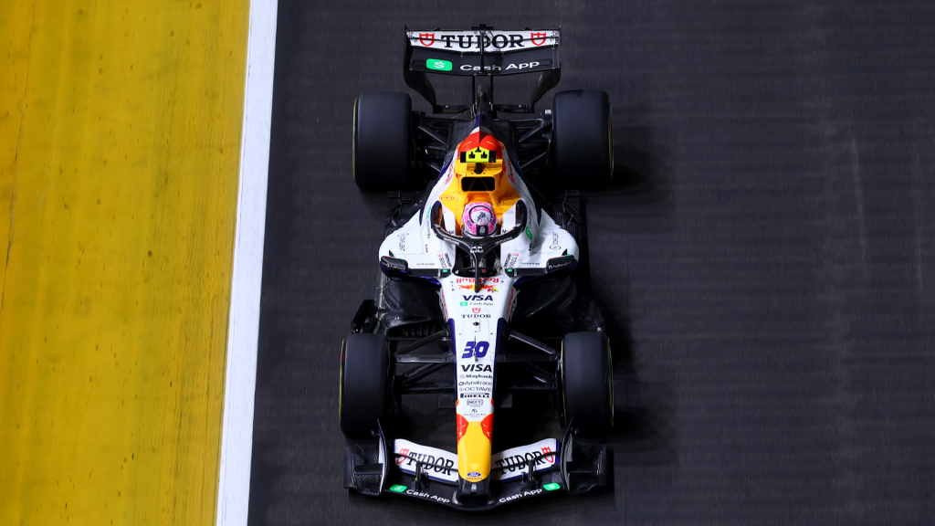F1 2026, SINGAPURA, MARINA BAY, CORRIDA, RACING BULLS, LIAM LAWSON, CARRO