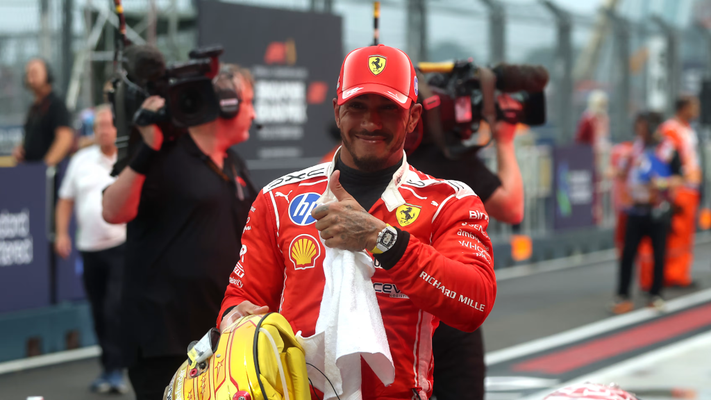 F1 2026, SINGAPURA, MARINA BAY, SPRINT, FERRARI, LEWIS HAMILTON, RETRATO
