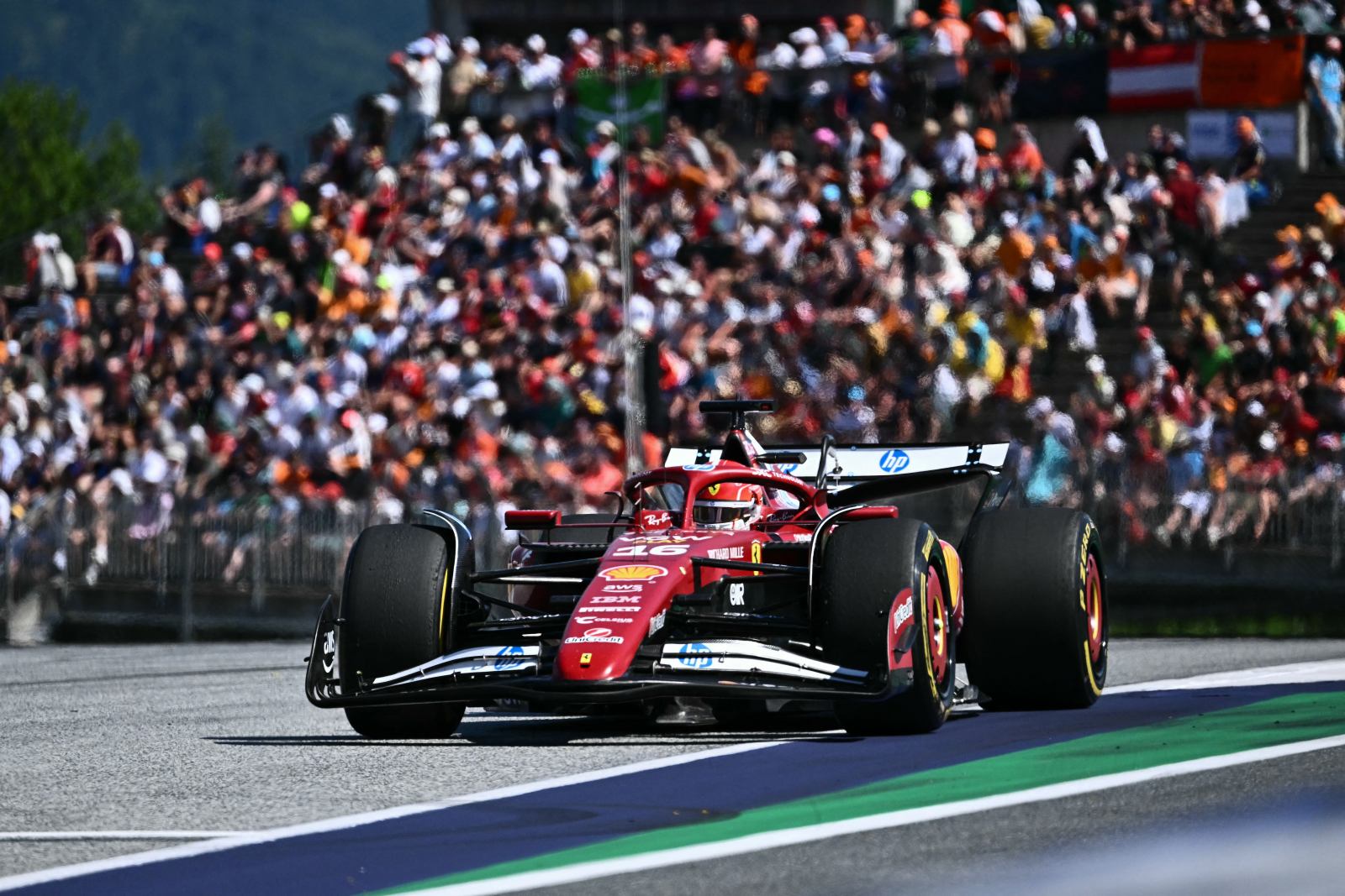 Leclerc asegura que luchó "hasta el final" en Austria, pero admite:  "McLaren fue superior" - Noticia de F1 - Grande Prêmio en Español