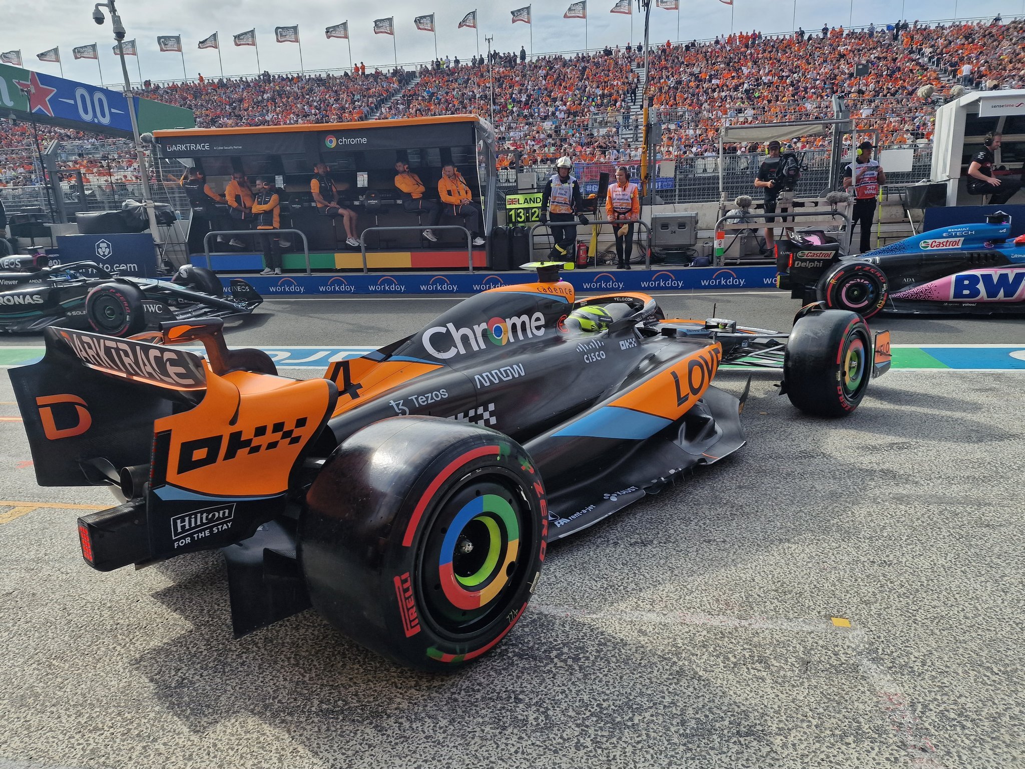 McLaren se enfoca en la carrera después de asegurarse la 1ª fila en Zandvoort