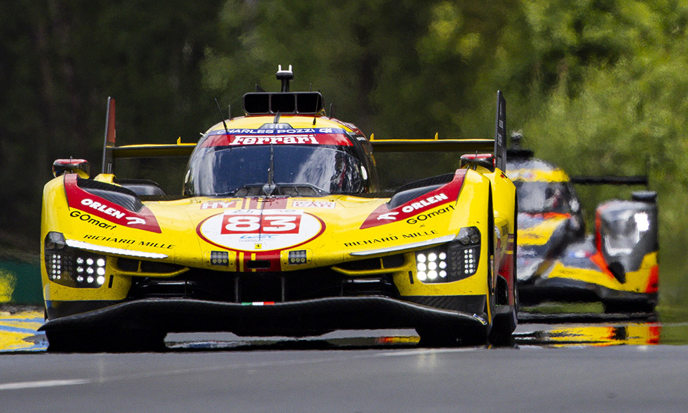 Ferrari lidera en Le Mans tras siete horas con auto de seguridad; López y Varrone en top 10