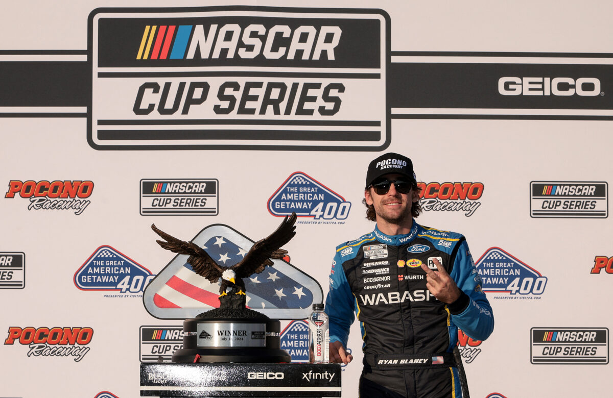 Blaney Se Impone A Hamlin Y Bowman En Pocono Y Gana Por Segunda Vez En ...