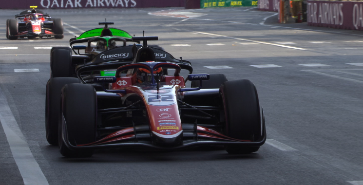 Verschoor conquista la pole position de la Fórmula 2 en Azerbaiyán; Duerksen, 7°