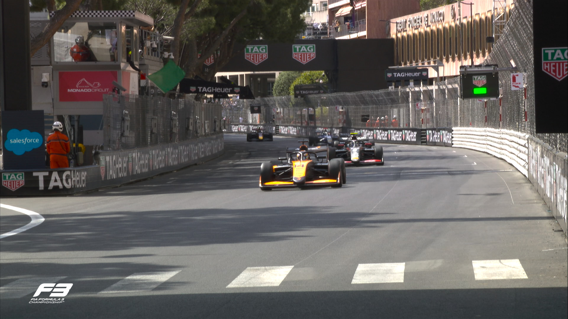 Stenshorne toma la delantera en la salida y gana la carrera al sprint de F3 en Mónaco