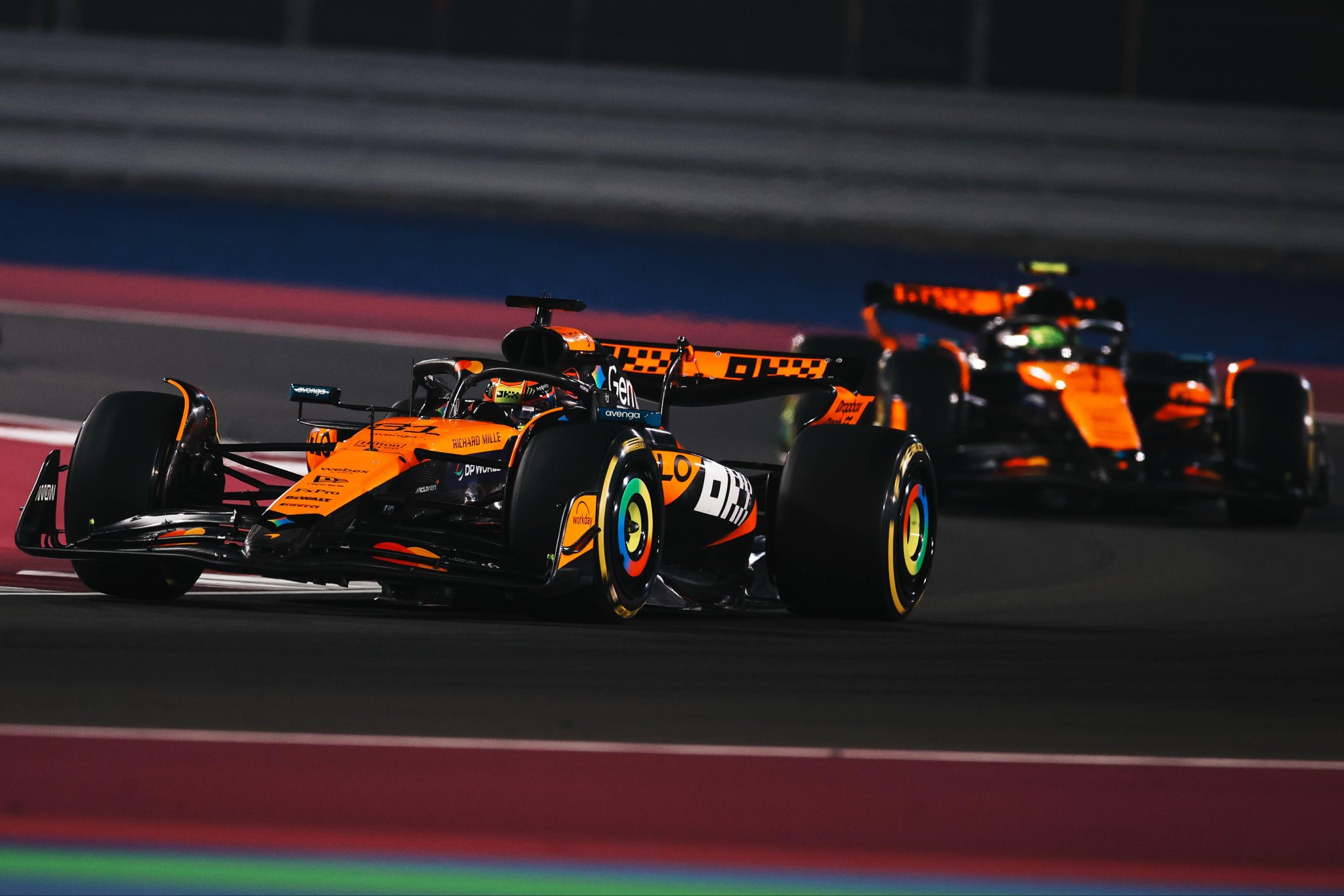 McLaren reconoce error estratégico en Qatar: «No esperábamos que todos pararan»