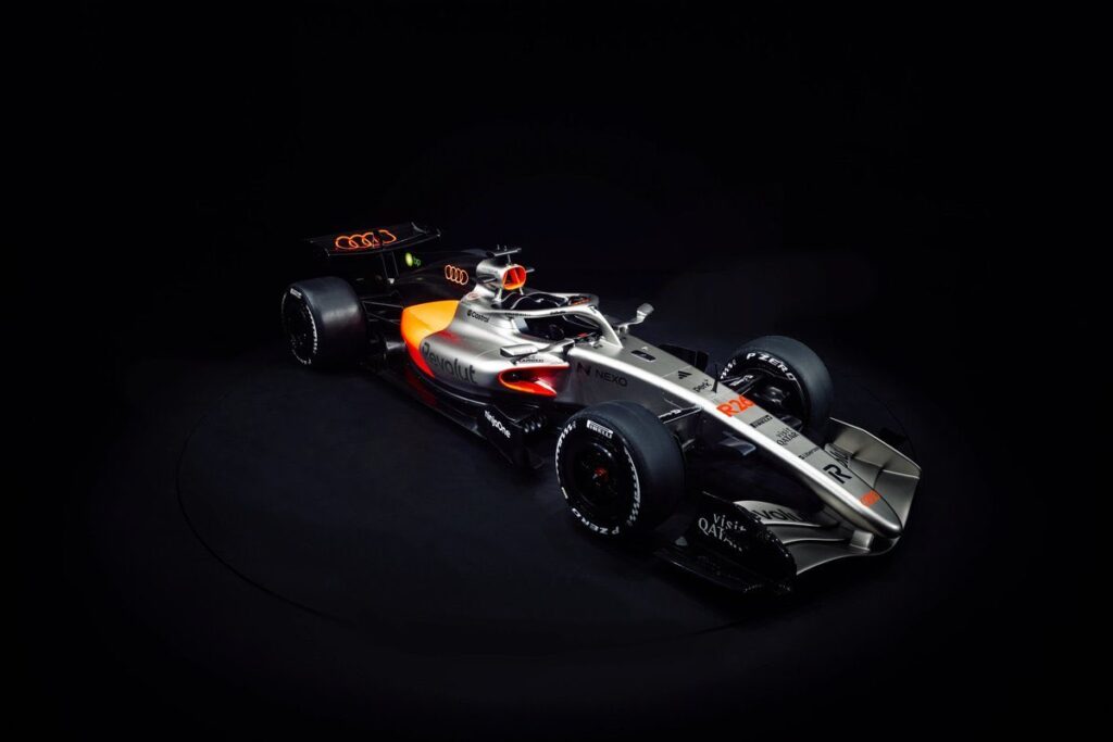 Audi presenta su primer auto en la Fórmula 1 2026 para Bortoleto y Hülkenberg