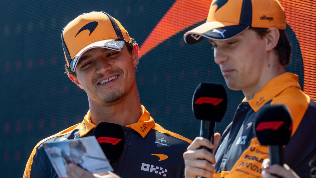 F1 2026, AUSTRIA, CLASSIFICAÇÃO, SÁBADO, GABRIEL LÓPEZ, McLAREN, OSCAR PIASTRI, LANDO NORRIS, RETRATO, FANZONE