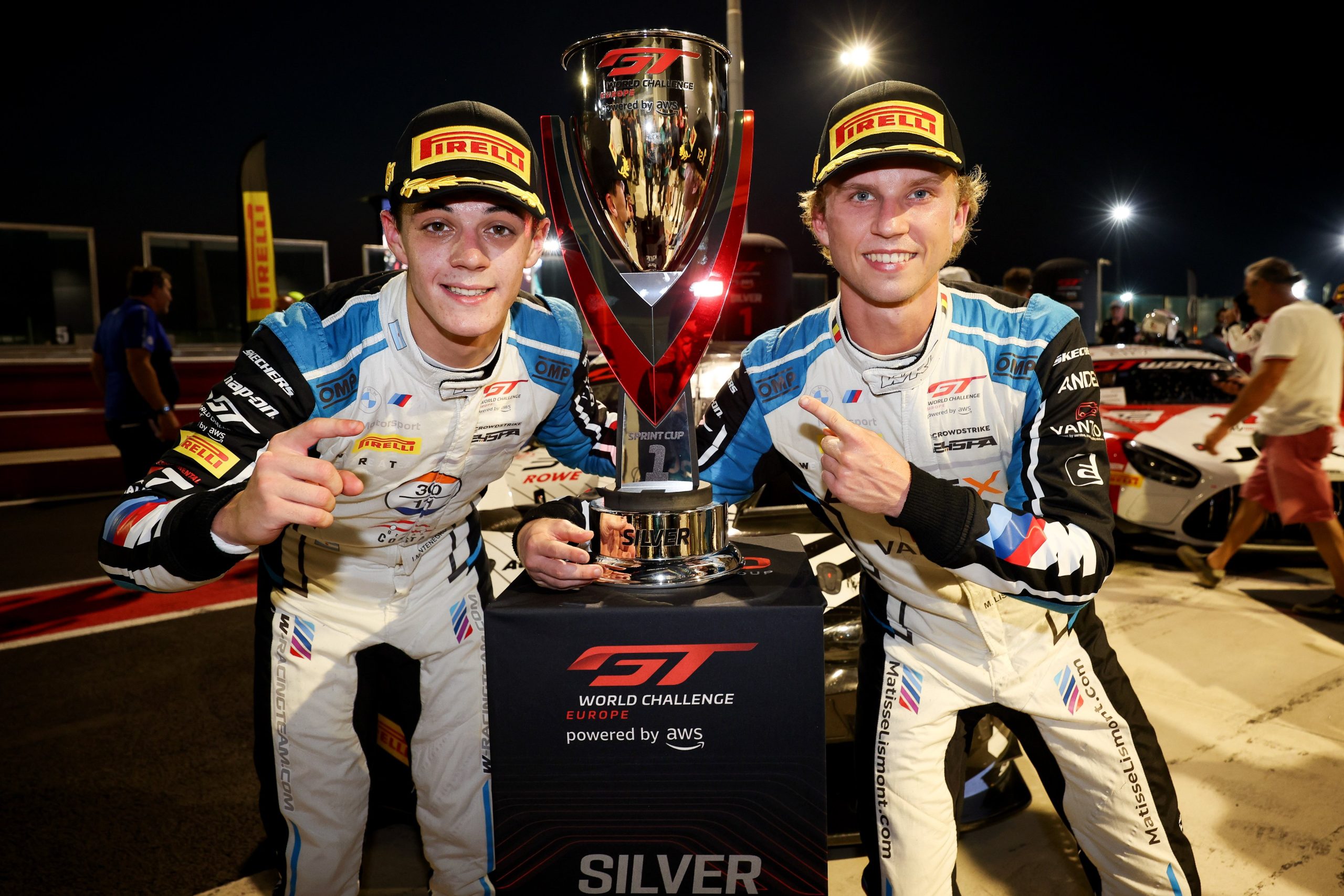 Montenegro triunfa en una de las dos carreras de la GT World Challenge Europe en Misano