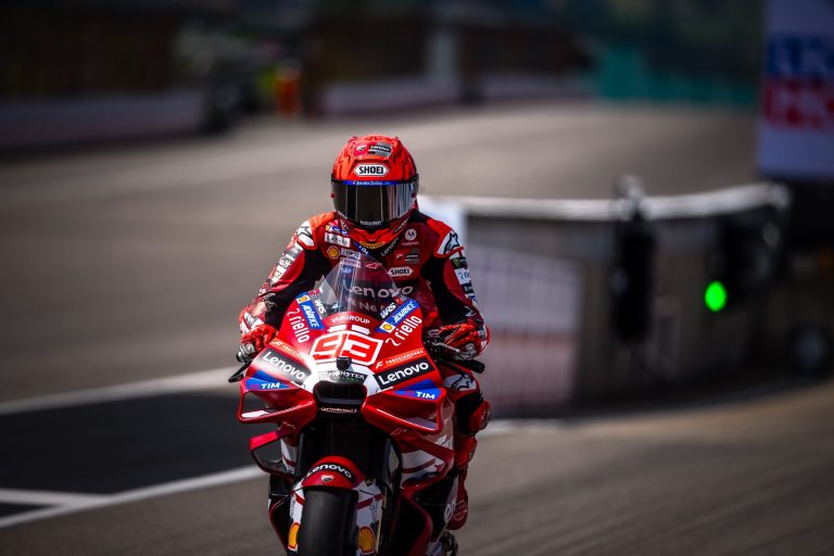 Marc Márquez considera que la moto de 850 cc «no es tan rápida»
