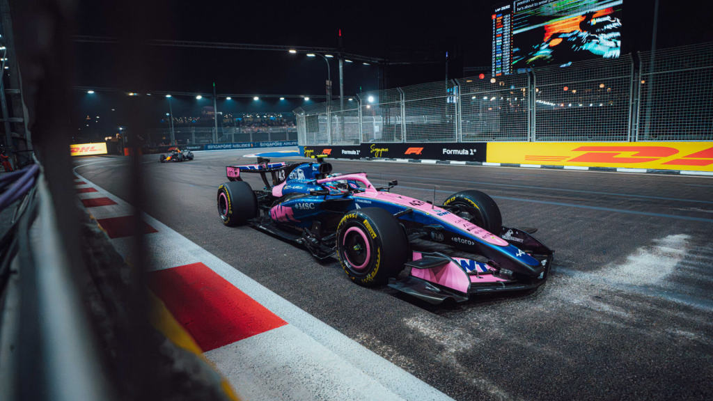 F1 2026, SINGAPURA, MARINA BAY, CORRIDA, ALPINE, FRANCO COLAPINTO, CARRO