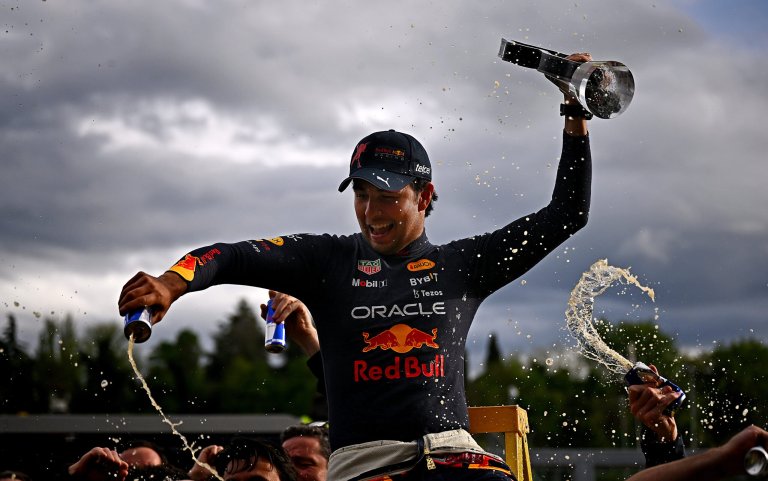 Sergio Pérez mais feliz? É o que diz Max Verstappen (Foto: Red Bull Content Pool)
