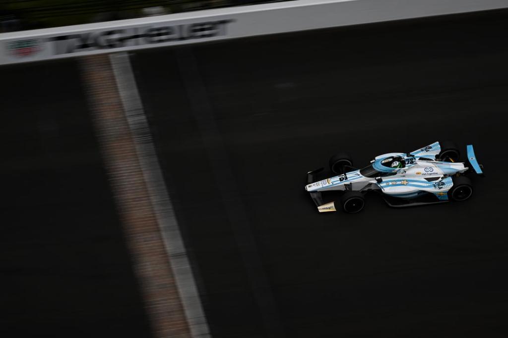 Así fue el accidente de Canapino en las Indy 500 desde su cámara a bordo