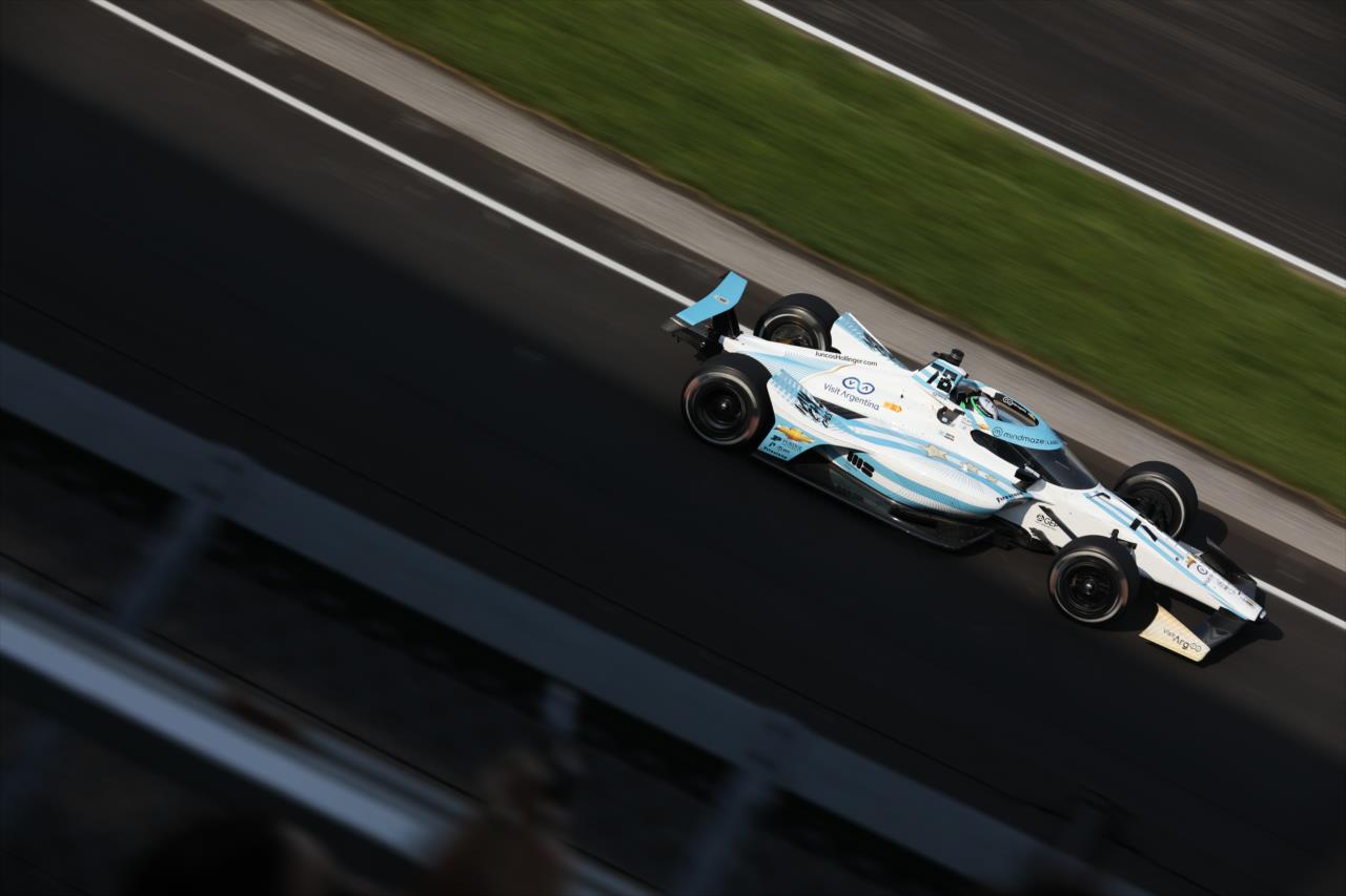 Canapino golpea en muro mejorando su clasificación en las Indy500: “Fue un susto”