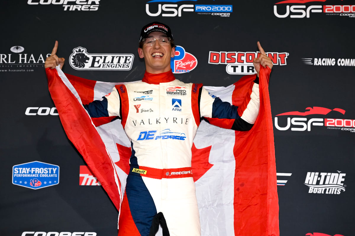 Clark brilha no oval de Brownsburg e fatura de ponta a ponta etapa da USF2000