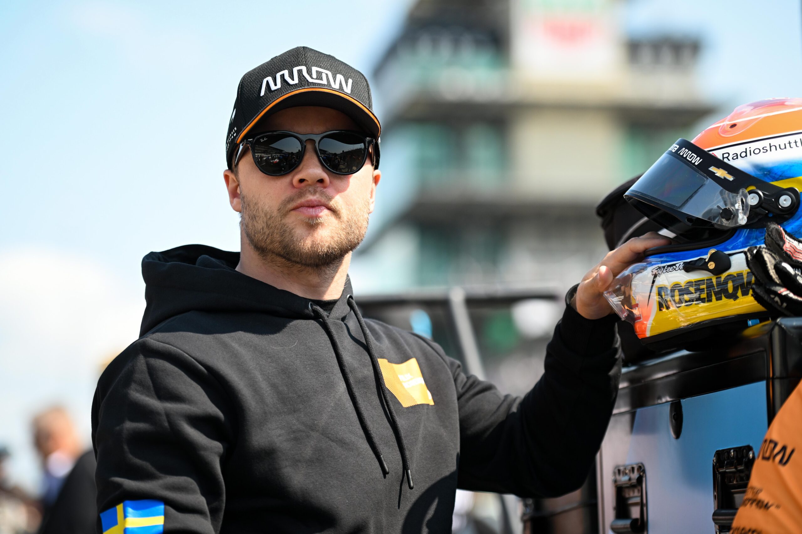 Rosenqvist celebra 3º lugar no grid da Indy 500 e diz: “Não tinha a mesma velocidade”