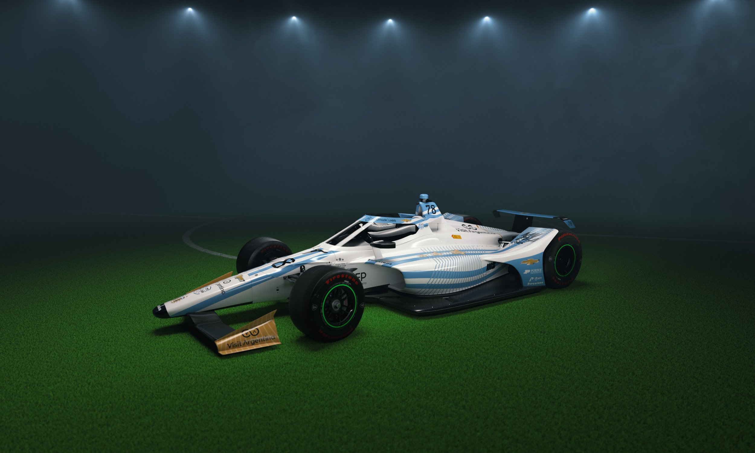 Juncos lembra tri da Argentina na Copa do Mundo em carro de Canapino para Indy 500