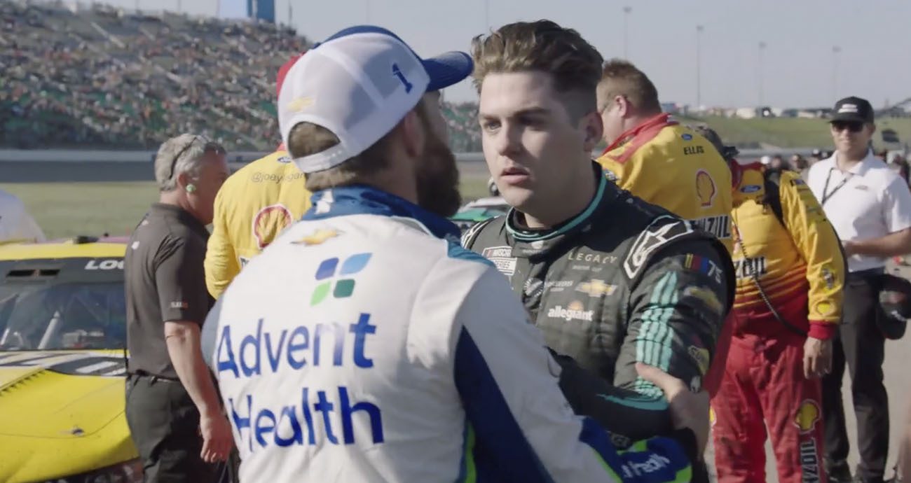 Gragson e Chastain trocam socos ao final de etapa da Nascar em Kansas