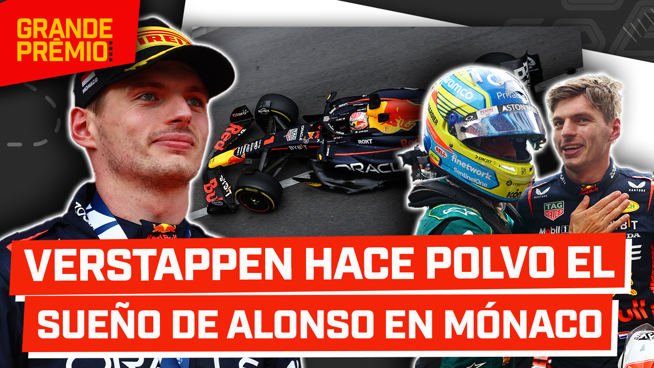 Verstappen hace polvo el sueño de Alonso en el GP de Mónaco de Fórmula 1