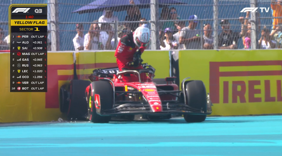 Leclerc bate forte no final do Q3 e decide classificação em favor de Pérez em Miami