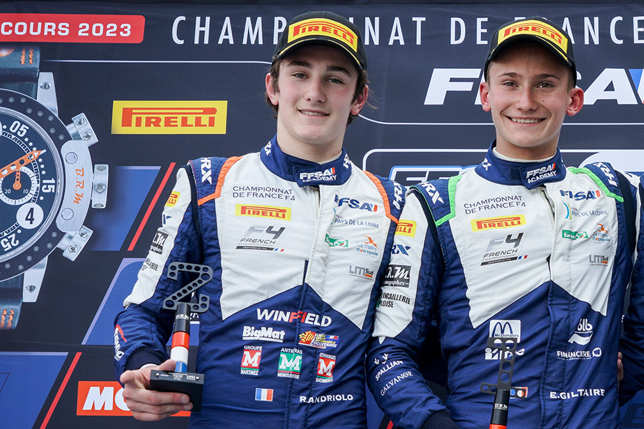 Giltaire, Closmenil e Andriolo vencem em rodada tripla da F4 Francesa em Magny-Cours