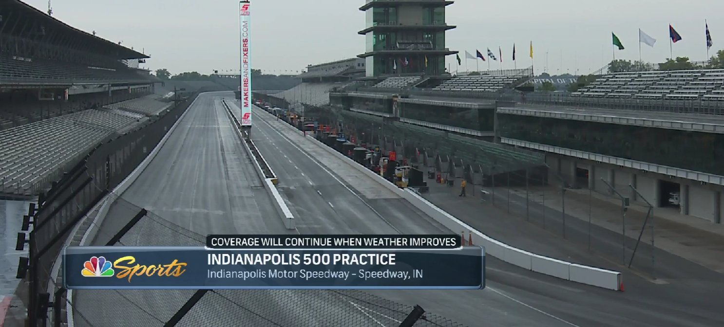 Indy cancela primer día de ensayos para las 500 Millas de Indianápolis debido a la lluvia