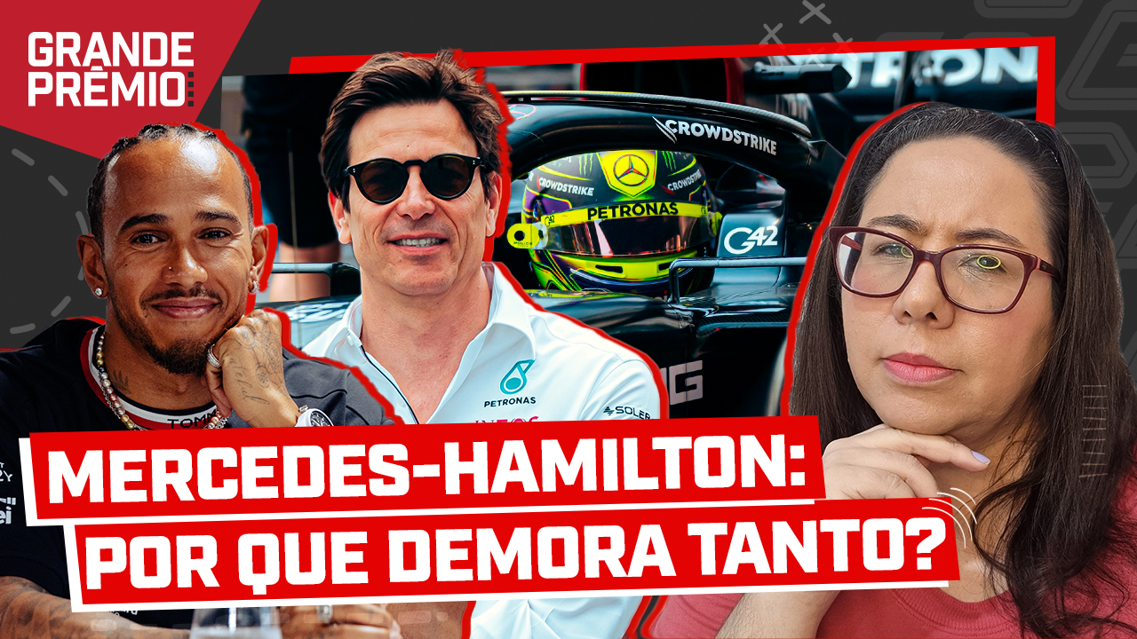 Mercedes não tem escolha na F1: é assinar ou assinar com Hamilton, diz Evelyn Guimarães
