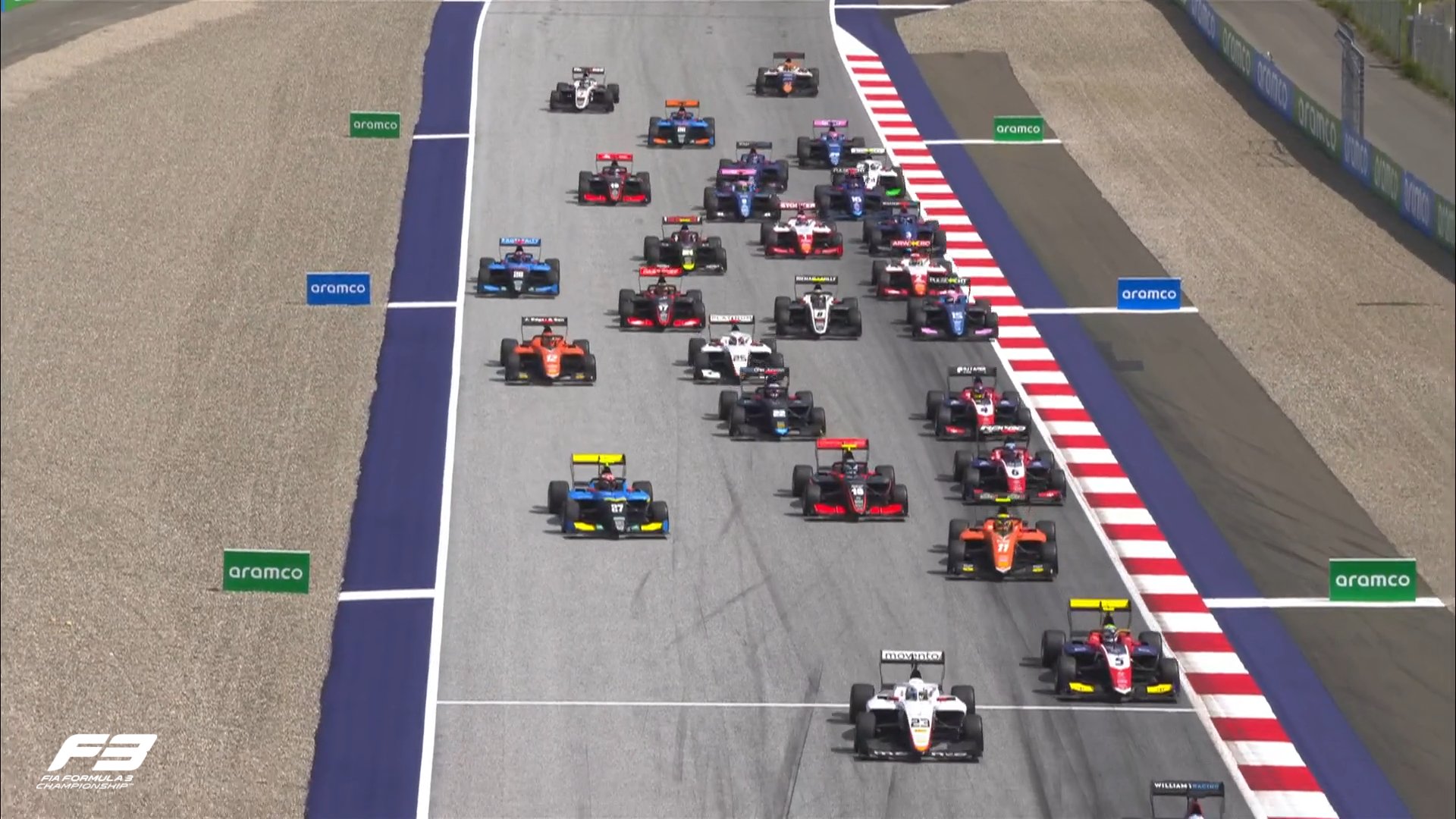 Saucy hereda la pole de F3 en Austria; Colapinto acaba en la 7° posición