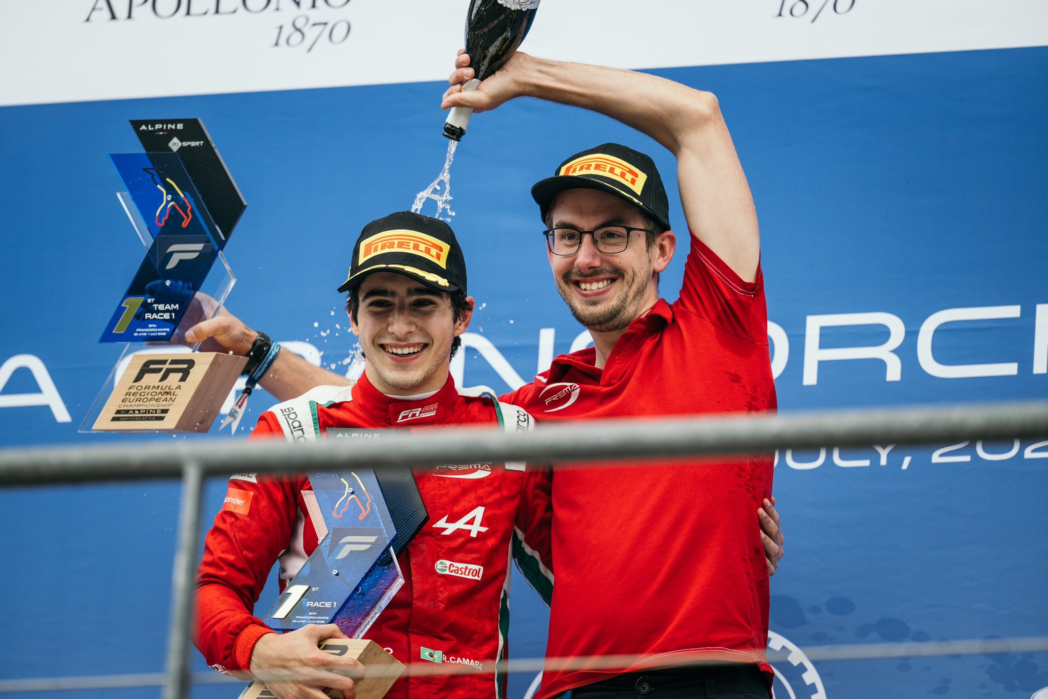Câmara lidera de ponta a ponta e vence pela 1ª vez na FRECA na corrida 1 da rodada de Spa