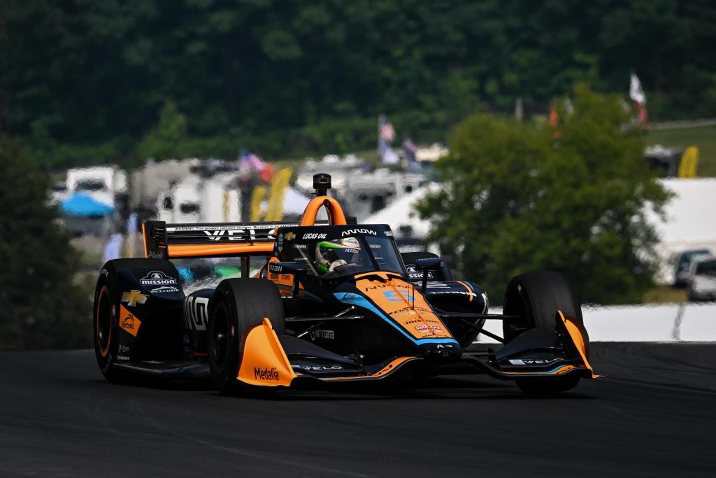 O’Ward prevalece en primera práctica en Mid-Ohio: Palou 2° y Canapino 23°
