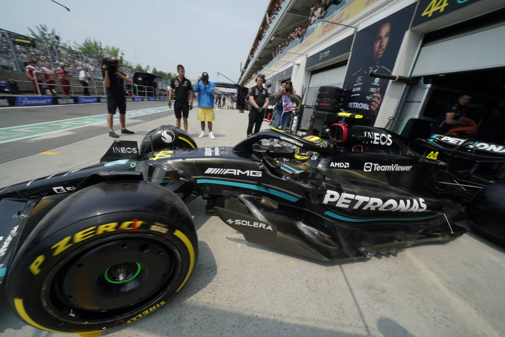 Mercedes, prudente tras el 1-2 en la FP2 del GP de Canadá: “Hay mucho que mejorar”