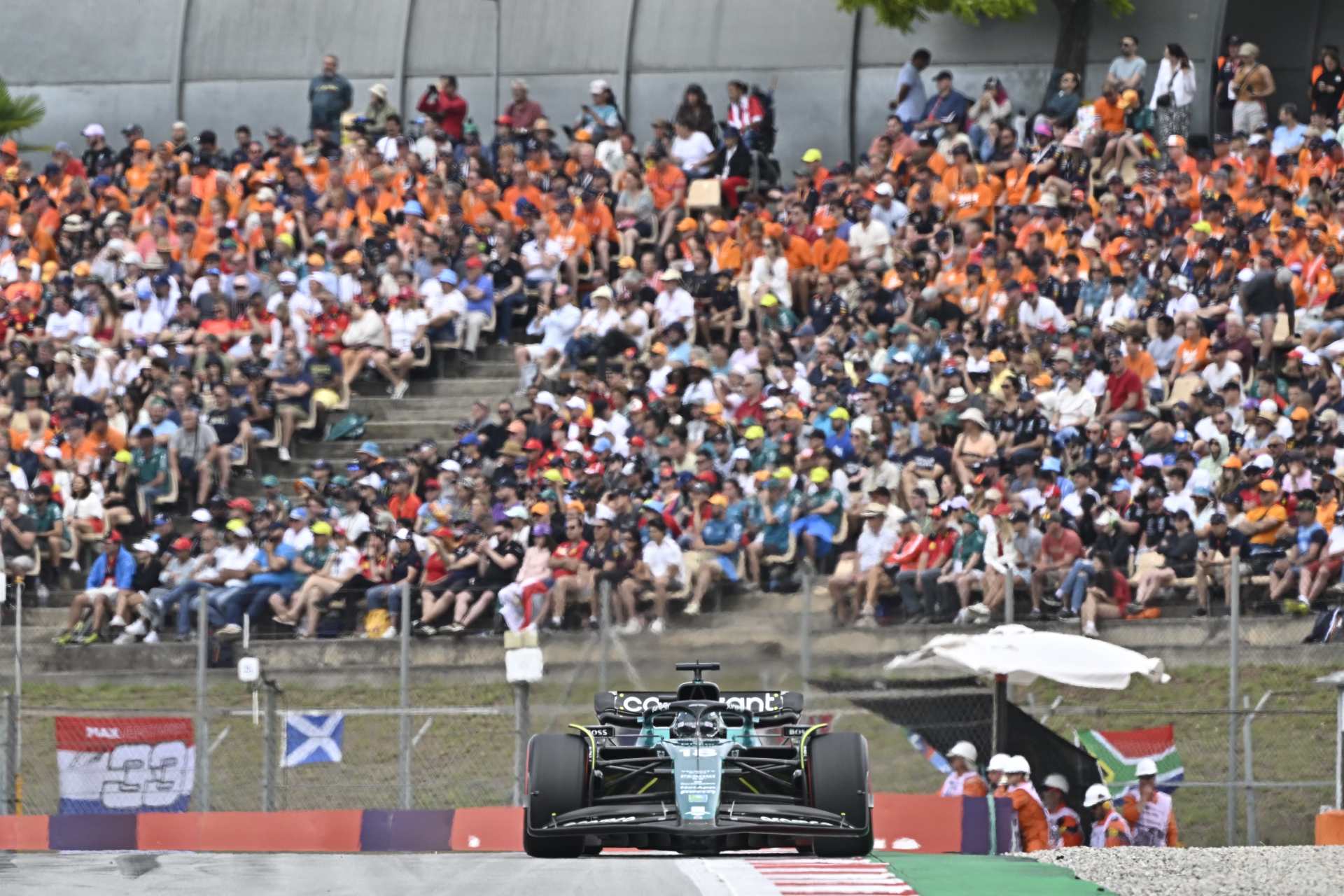 Stroll admite sorpresa con ritmo de Mercedes en España: “Tenían un cohete”